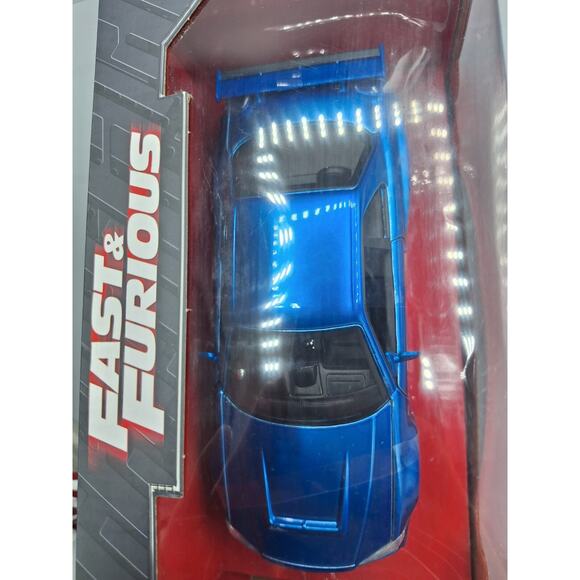 Fast & Furious-Brian's Nissan Skyline GT In Blue. 1:24 Die Cast From Jada Toys. - Picture 13 of 13
